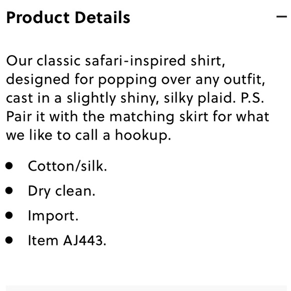 J. Crew NWT plaid popover collared shirt - Picture 9 of 12